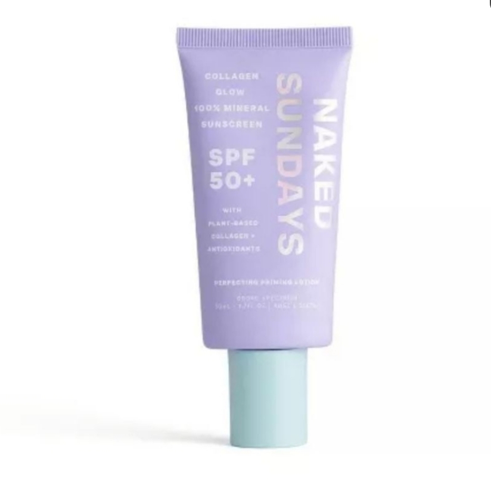 Naked Sundays Collagen Glow 100% Mineral Perfecting Priming Lotion - SPF50 +